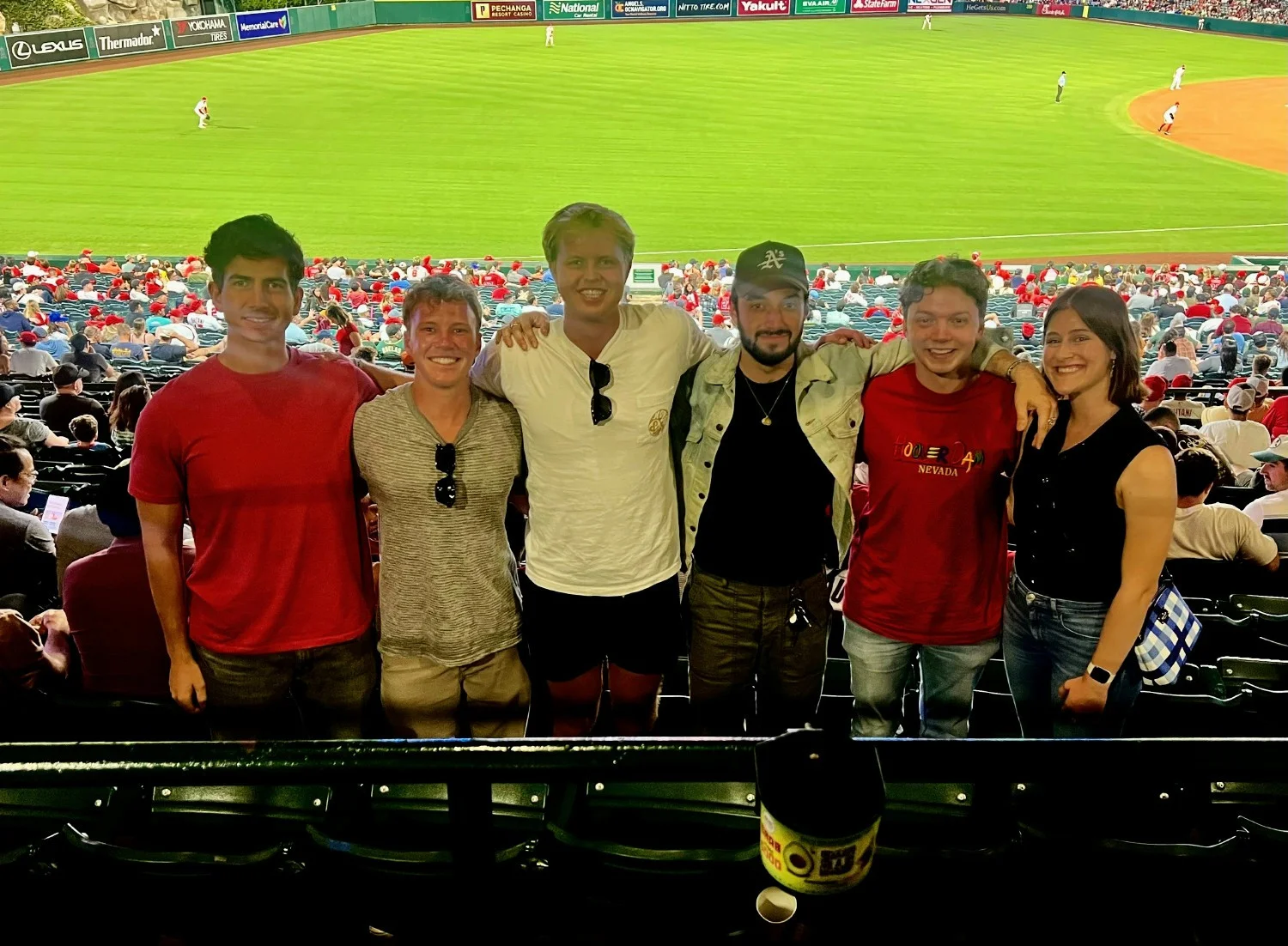 Interns at the Baseball Game