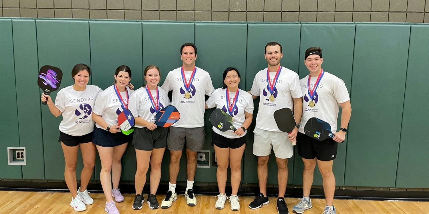 Sendero creates opportunities for employees to connect in and out of the office through events like Corporate Challenge.