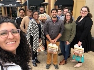 Some of our team members after a great lunch at the Cheesecake Factory! 