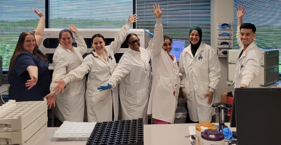 Axia's MidAtlantic Molecular Department celebrating National Lab Week! 