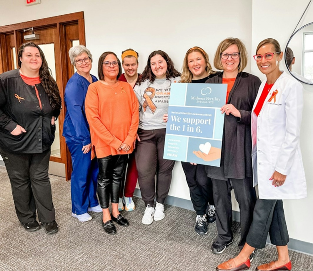 Axia colleagues honor National Infertility Awareness Week in support of patients struggling with infertility 
