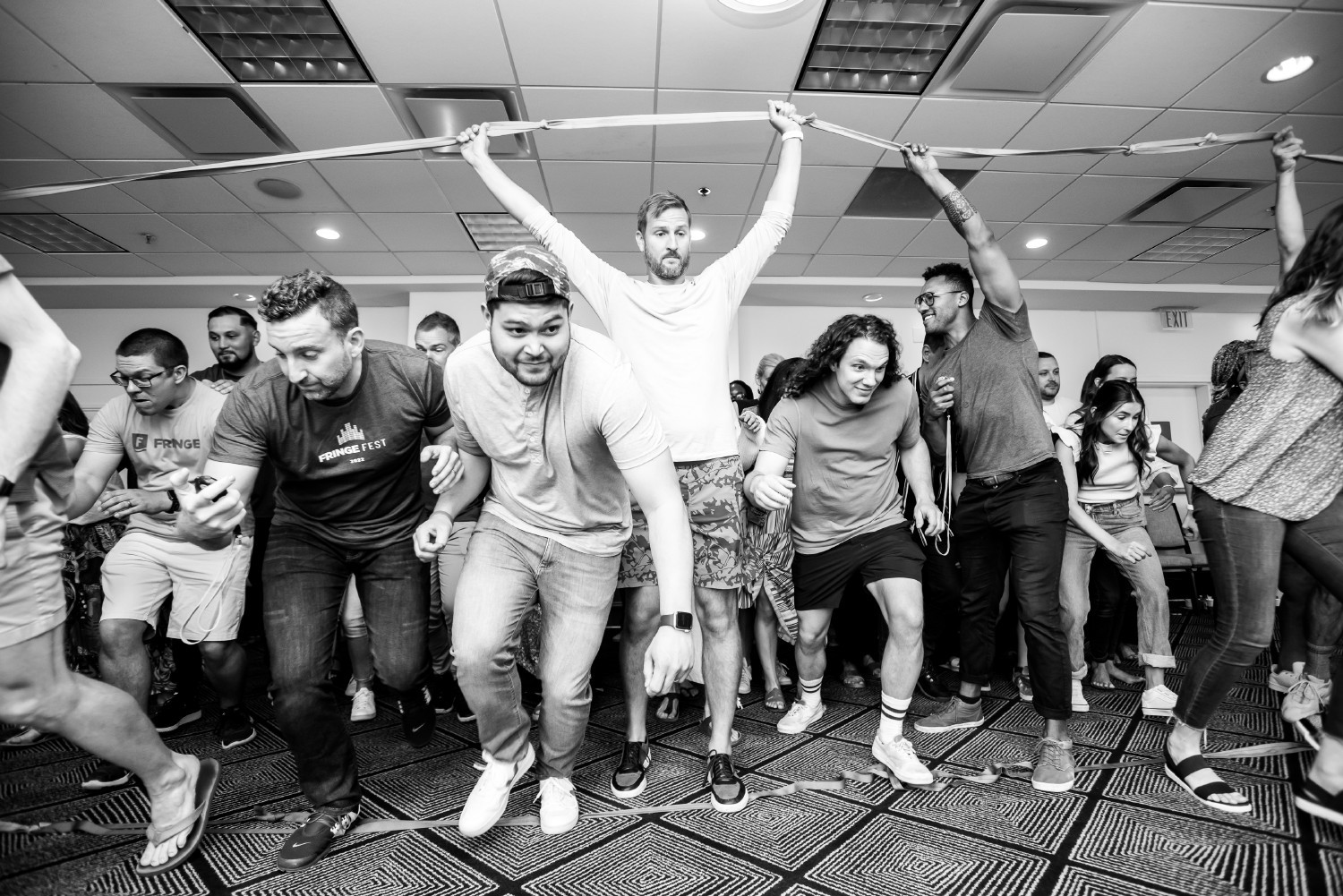 Team building event at Fringe Fest (our company-wide retreat)!