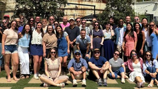 Full-team photo from our annual onsite.