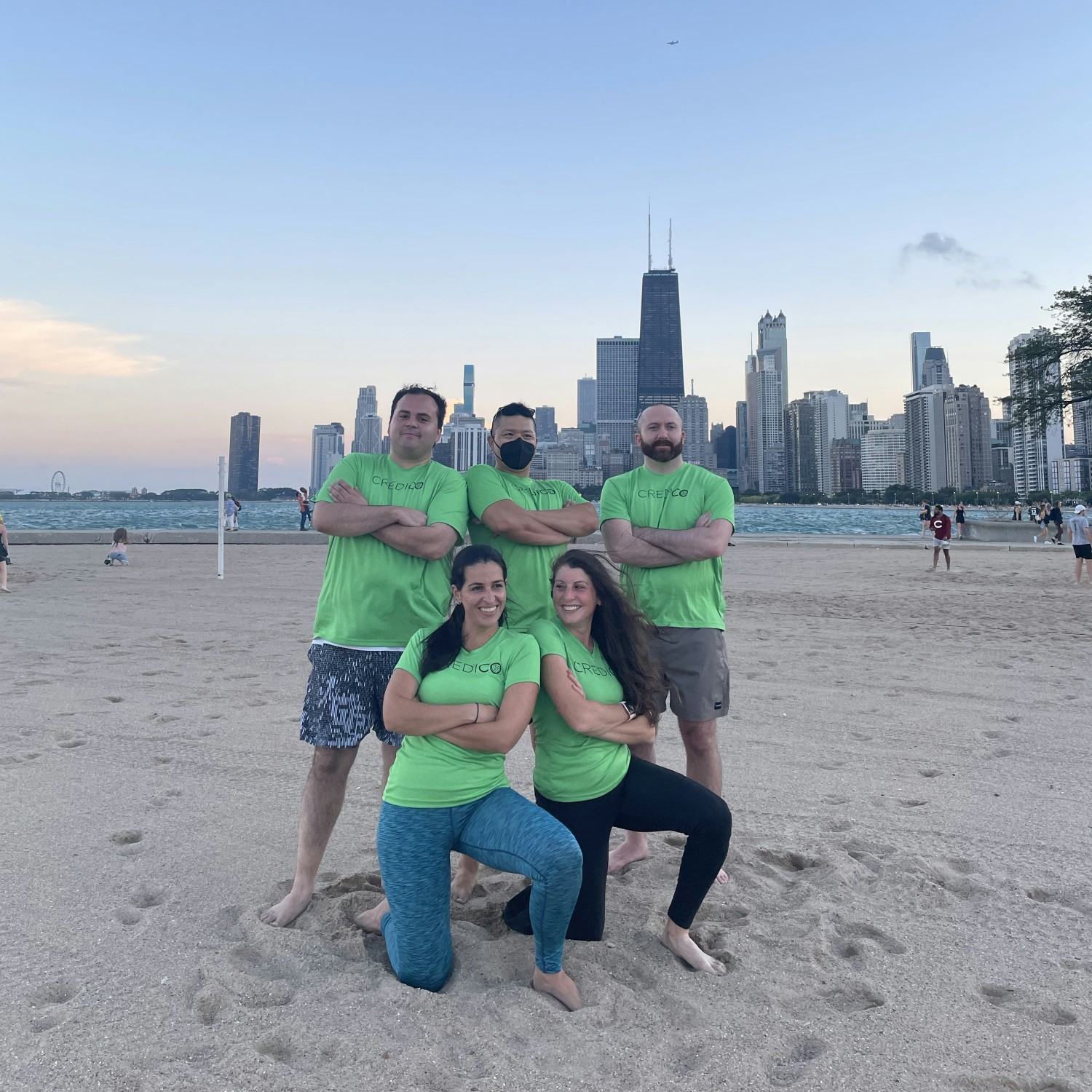 Credico’s beach volleyball had a ton of fun over the summer and even made the playoffs! 