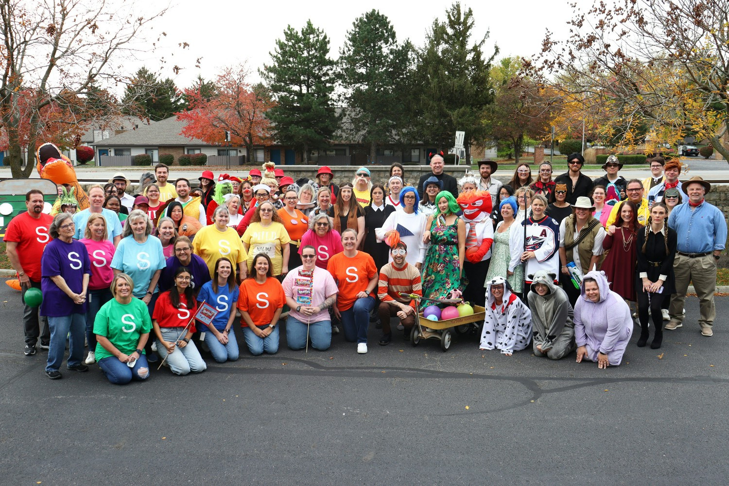 Sarnova employees dressed in their spooky finest during our annual Halloween event. 