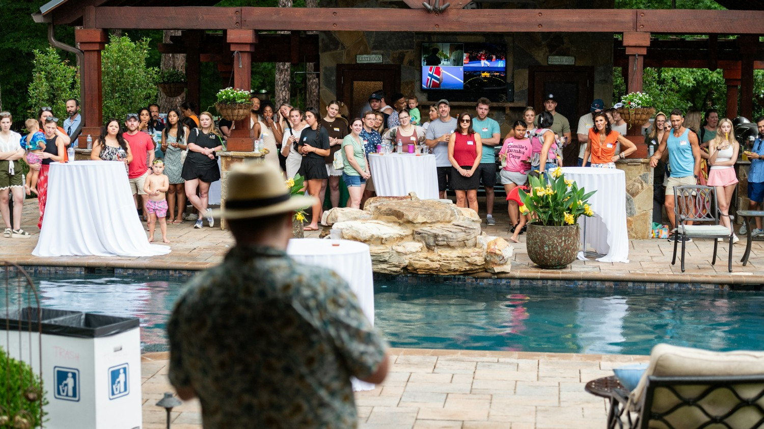 All CEOs love a captive audience, but Greg’s favorite is poolside, celebrating our team with the AAE families.