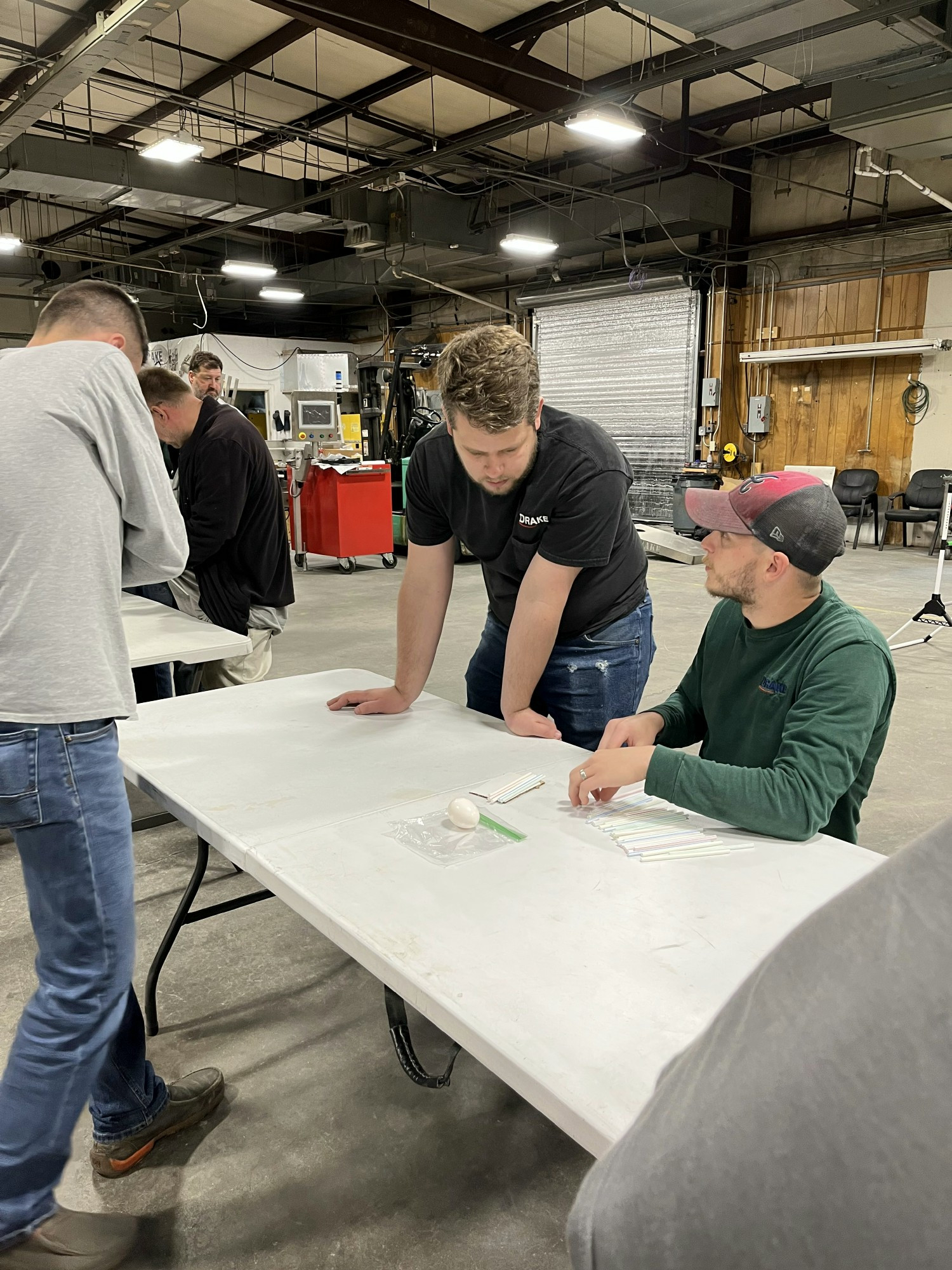 Plant tour of Drake for a local robotics lab from a college university.  Students are given an inside look at robotics.