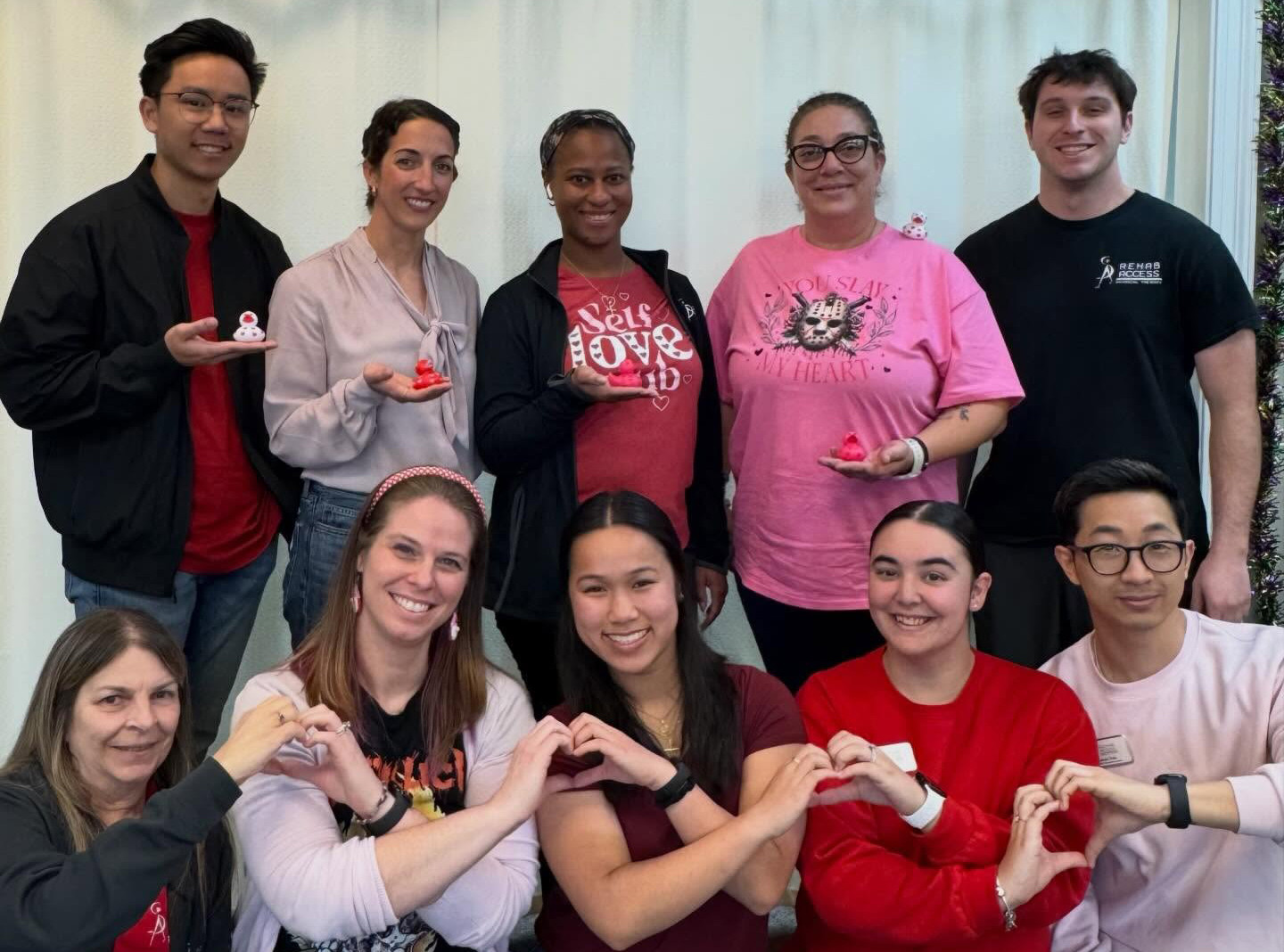 Our Louisiana team made Valentine's Day meaningful — showing up for each other and the patients they love serving.