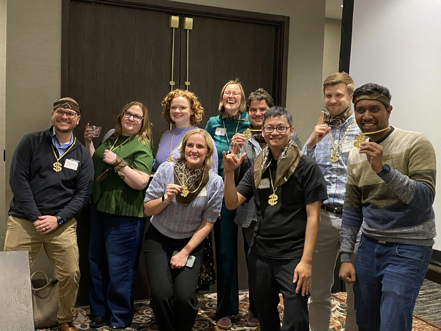 The Team building winners at our Annual All Hands Meeting