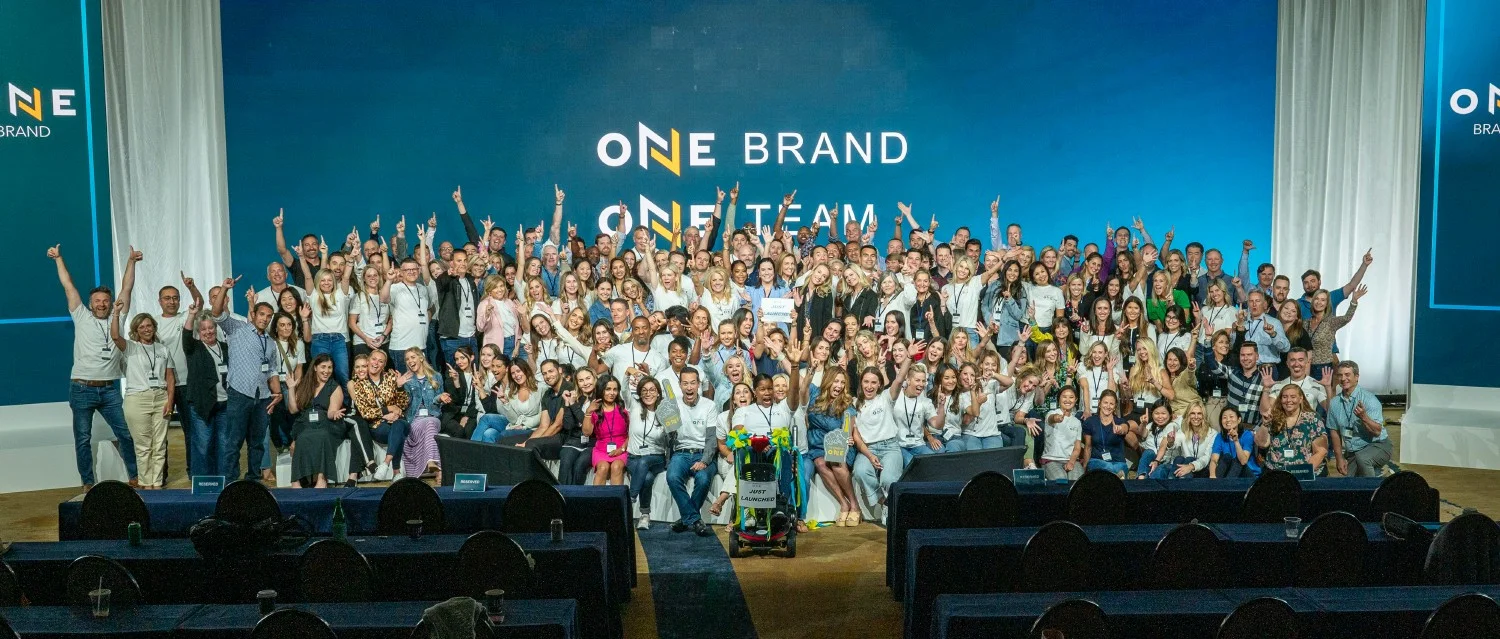 Our team at a sales meeting