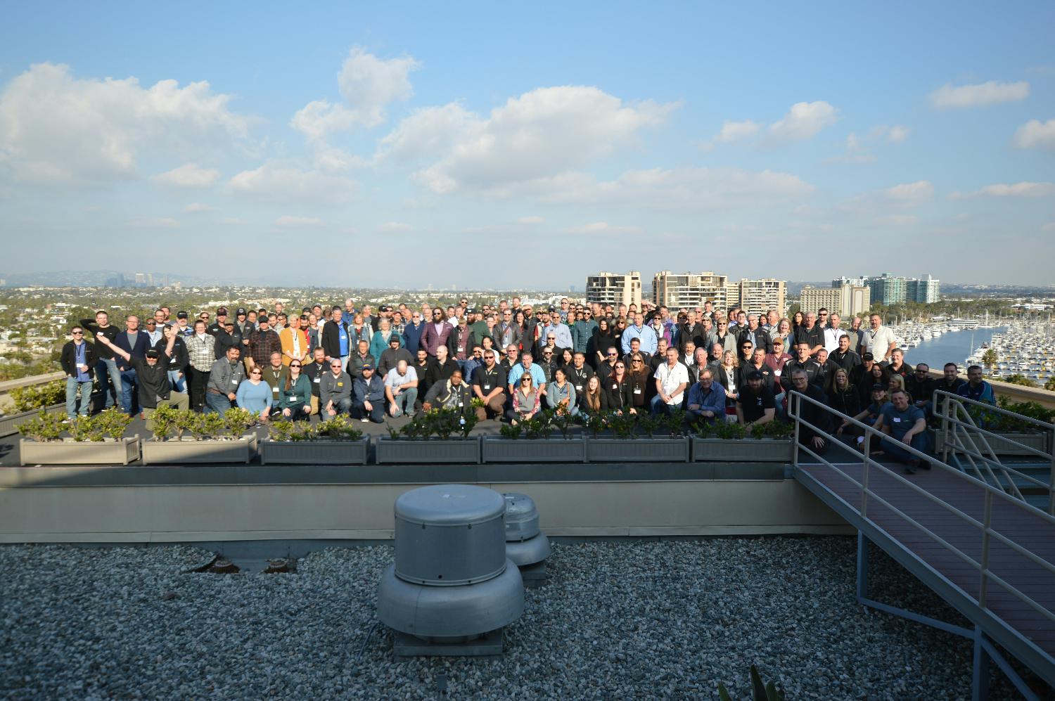 Staff and clients enjoying an amazing few days together at our Digital Shop Conference in sunny Southern California.