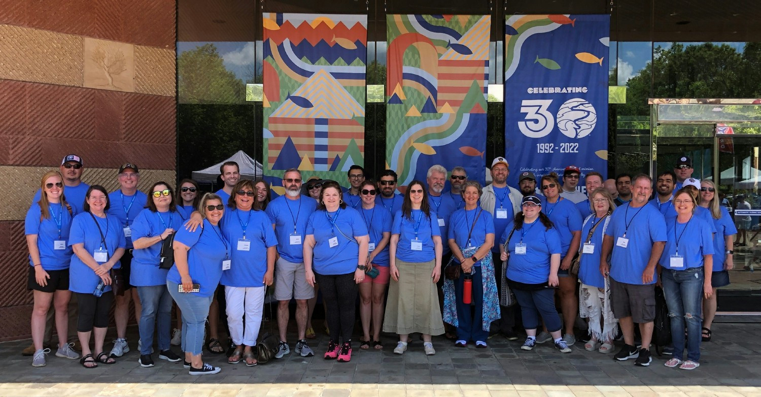 2022 BTI Group Picture at Chattanooga Aquarium in Chattanooga, TN
