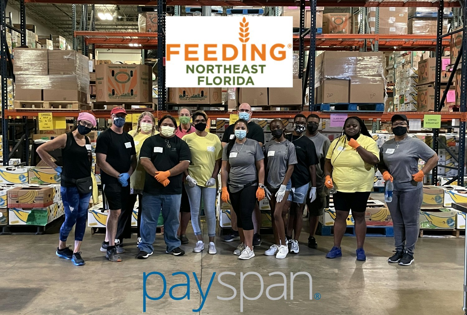 Q4 2021 Feeding Northeast Florida Community Engagement Event for Payspan Employees