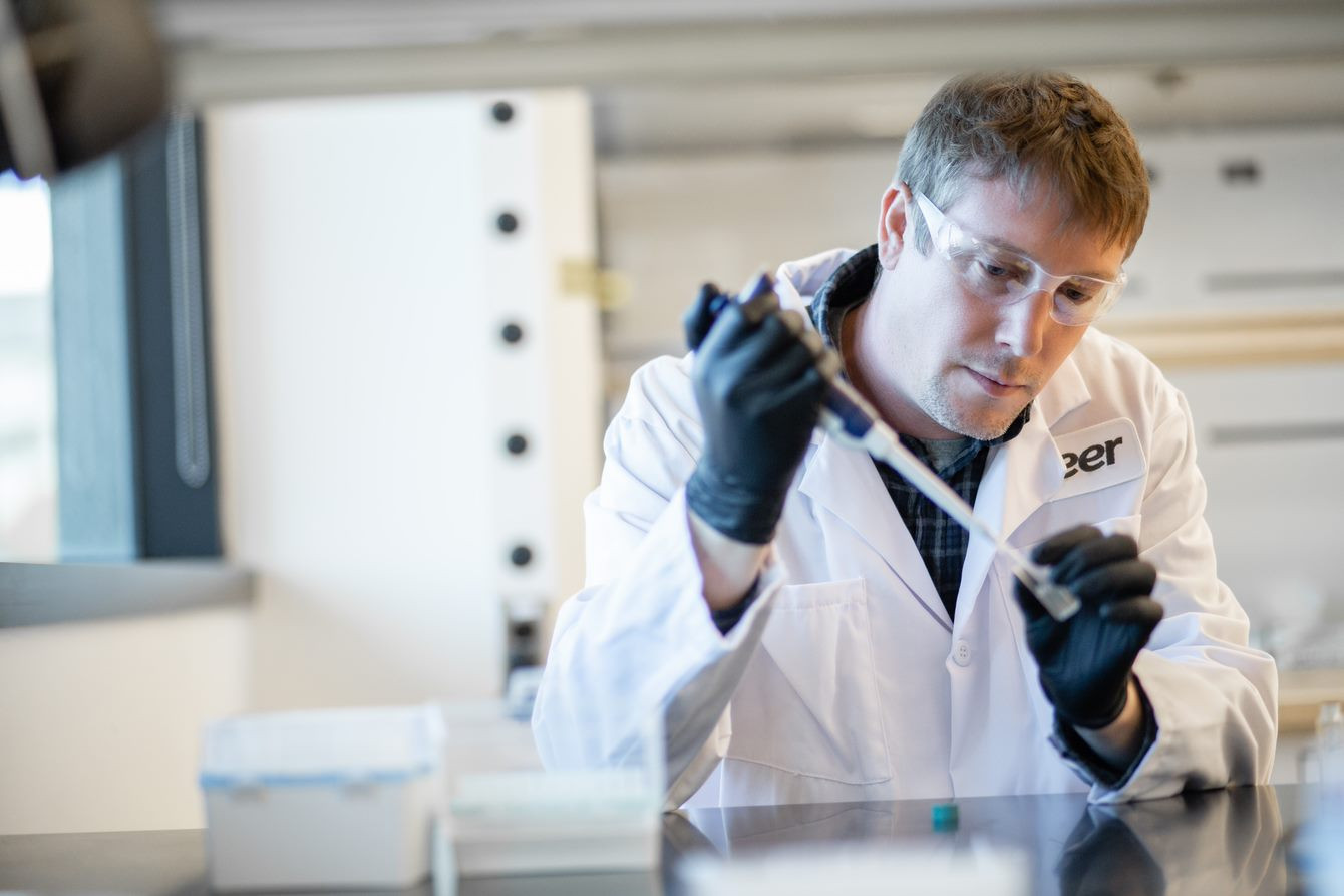 Engineering leader in the lab