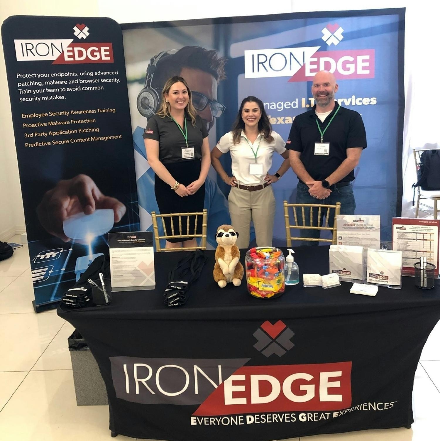 The IronEdge team is always eager to meet new people at industry events.  