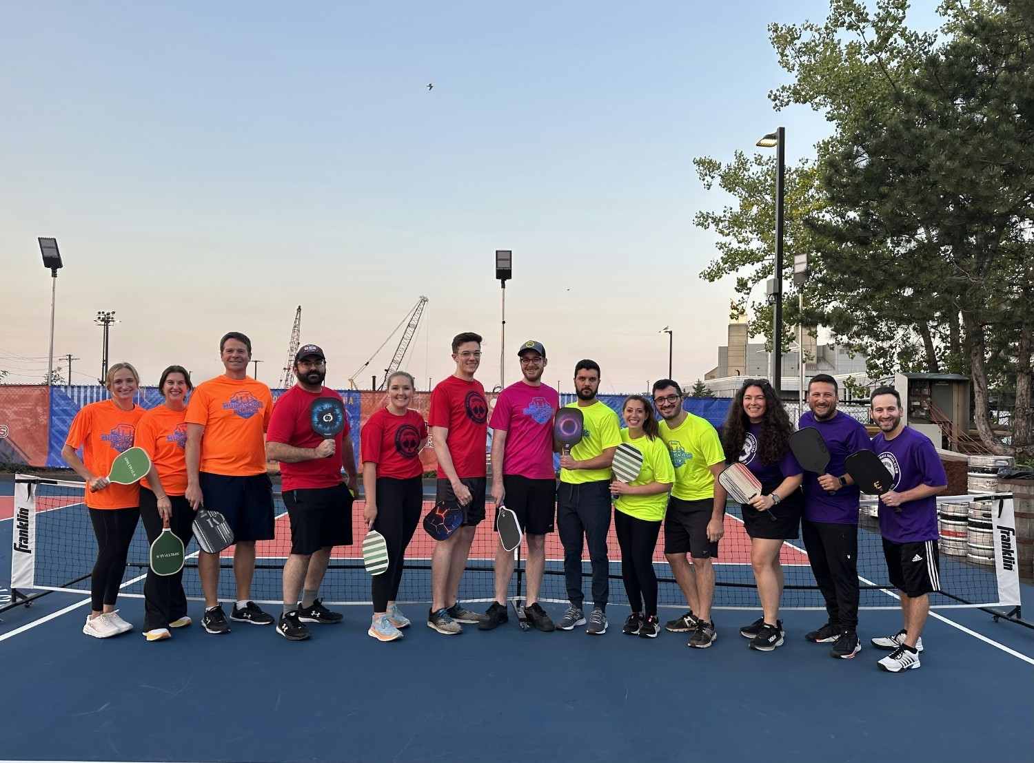 829's Pickleball League in Boston's Seaport on the night of their championship game.