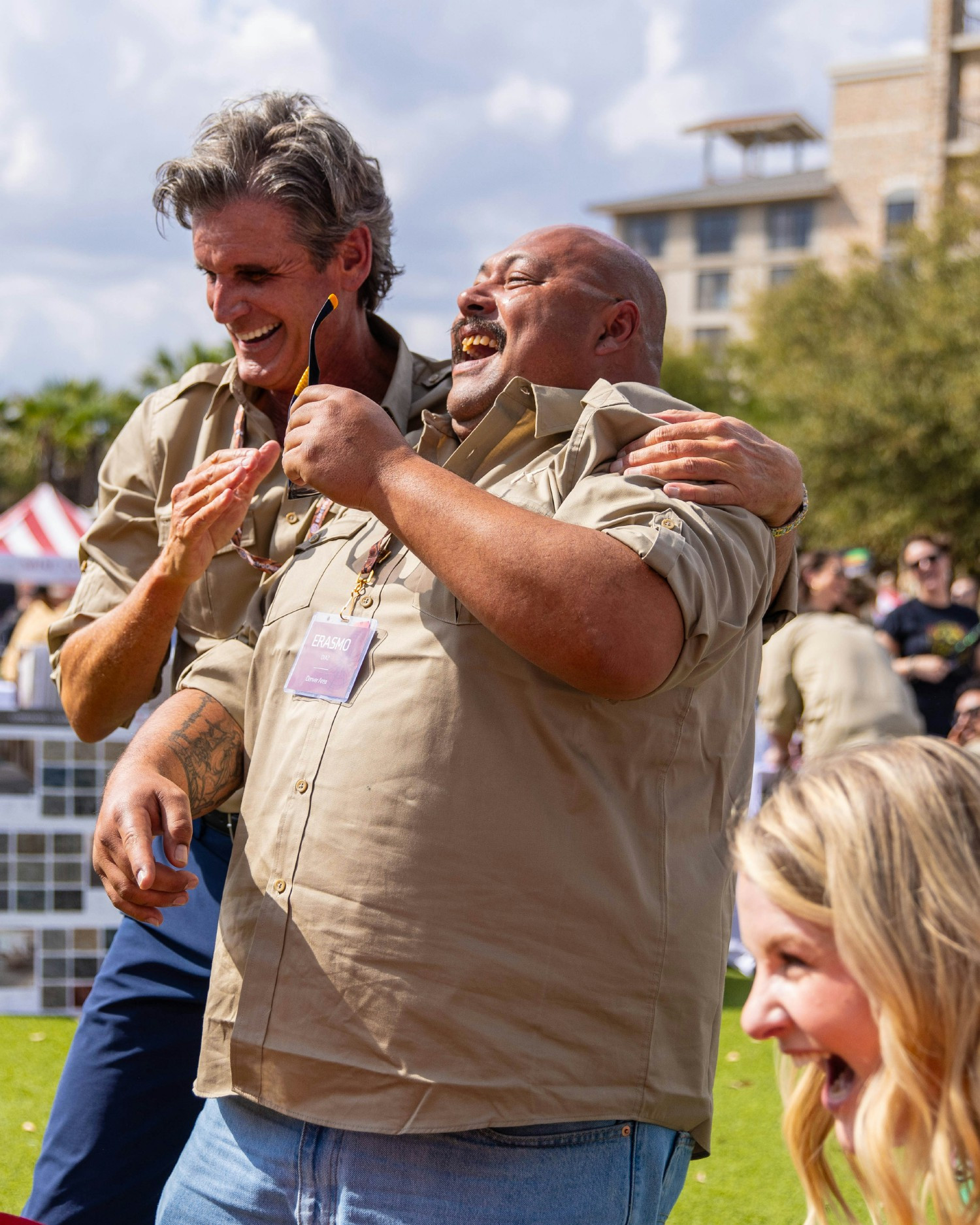 Joy, friendship, and authentic connection shine through as associates celebrate together during team-building event.
