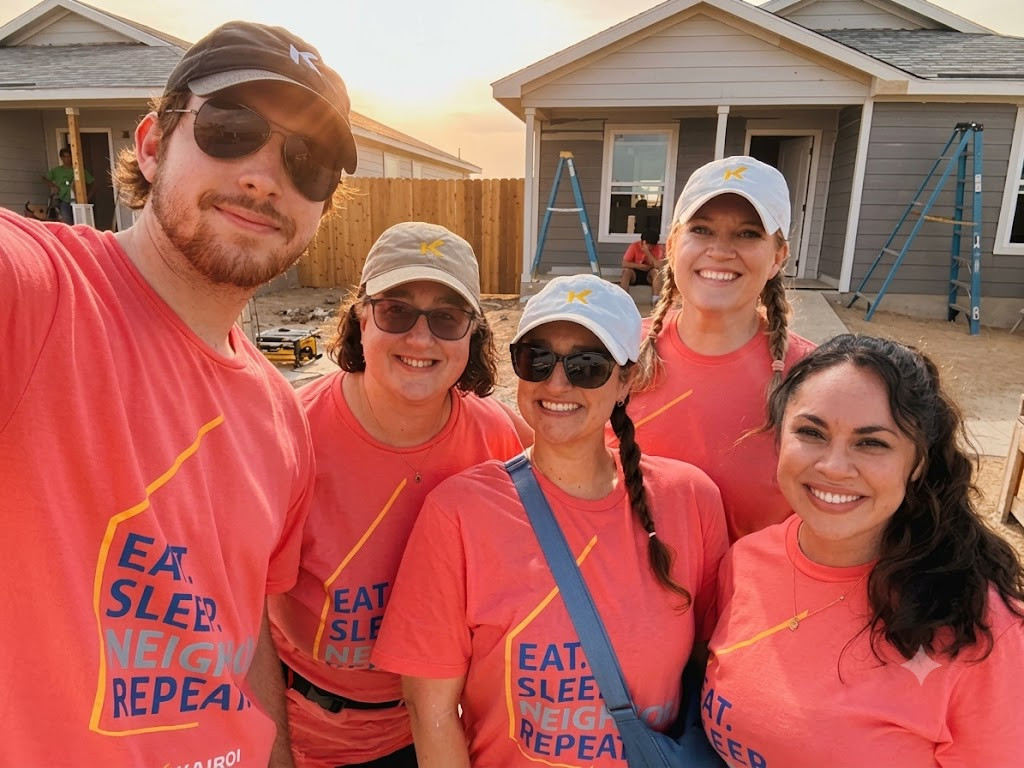 Kairoi associates put the Art of Neighboring into action through hands-on service with Habitat for Humanity.