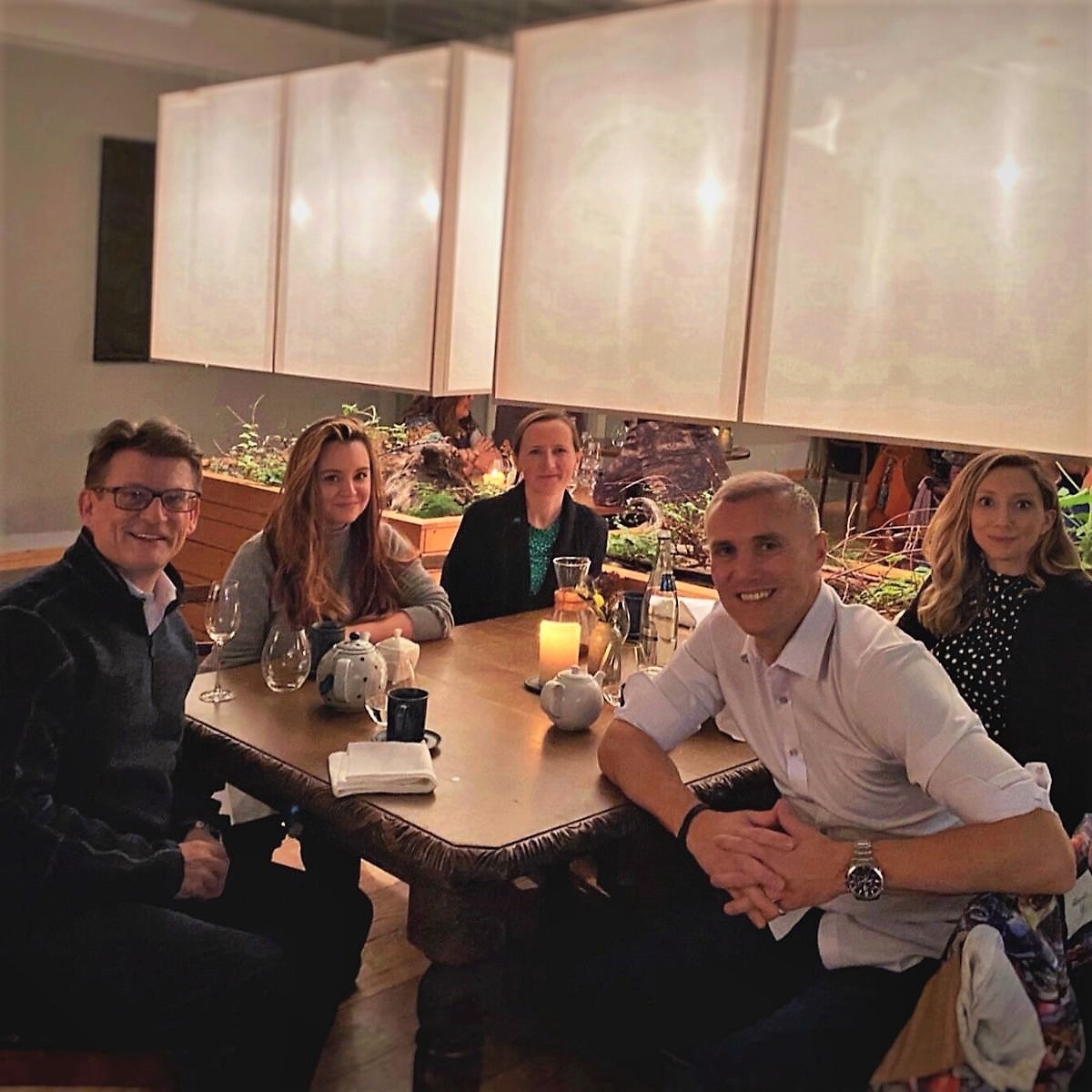 Proxima CRO leadership dines with SymPhysis Medical in Galway, Ireland 2021. 