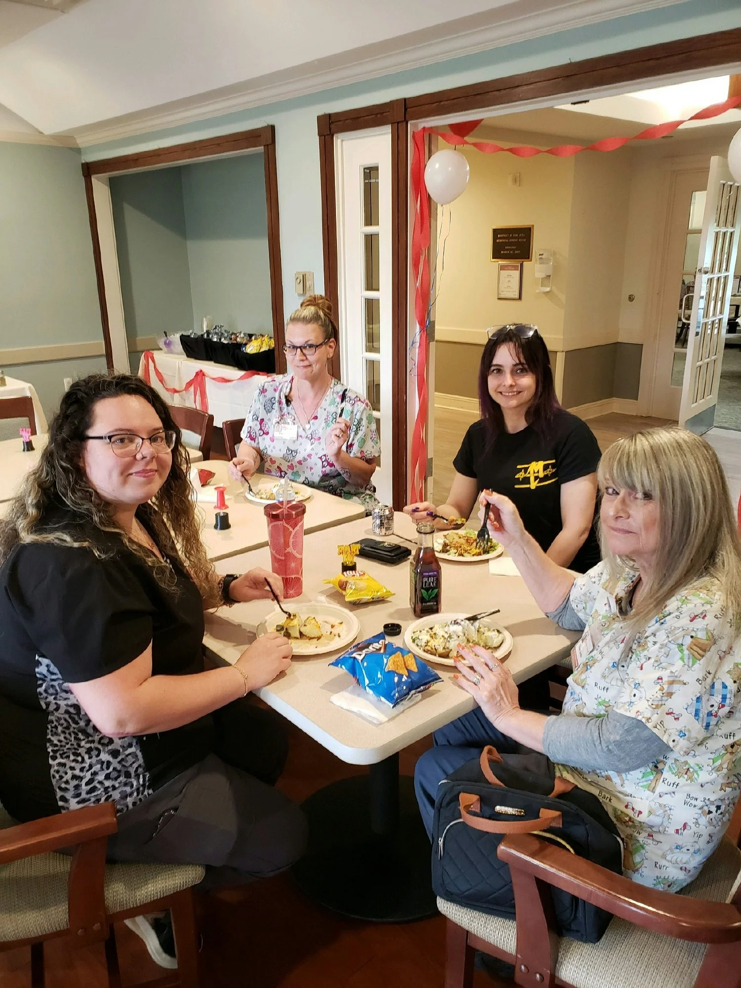 Our nursing team enjoying quality time together during Redstone Celebration Week