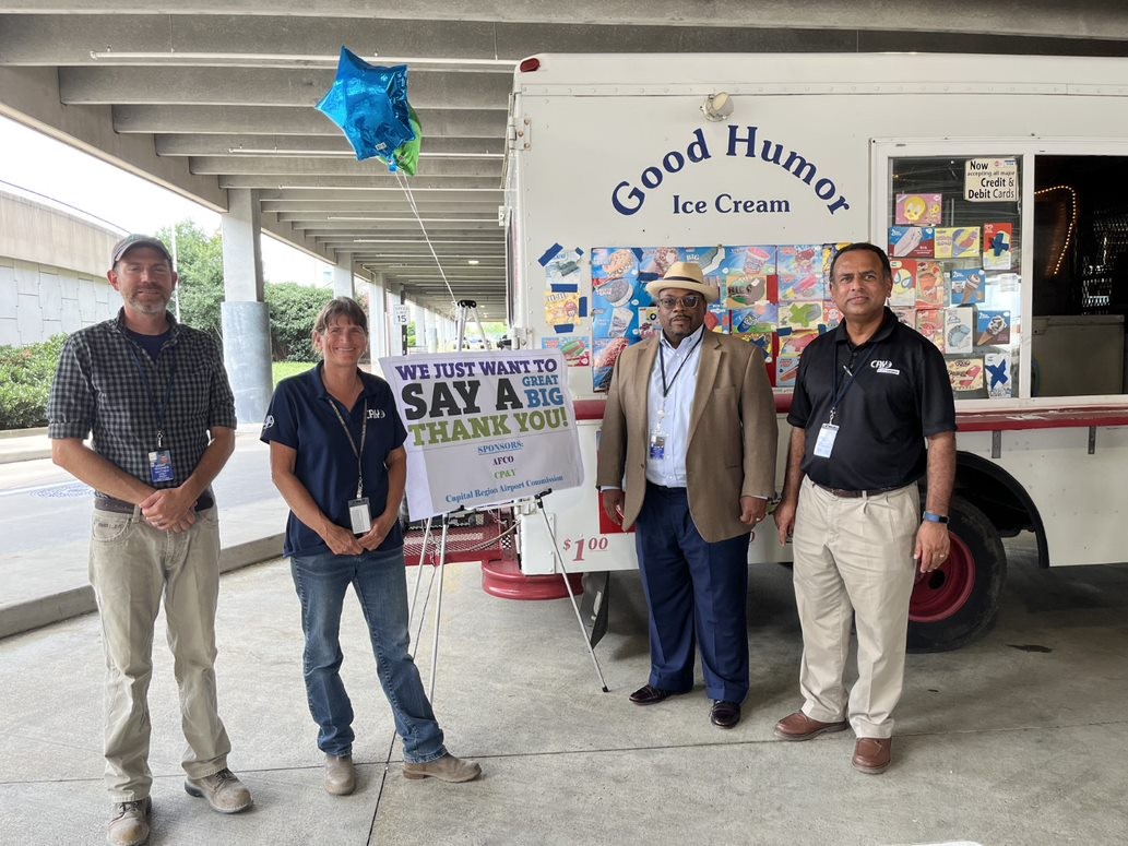 CEO at Employee Ice Cream Social