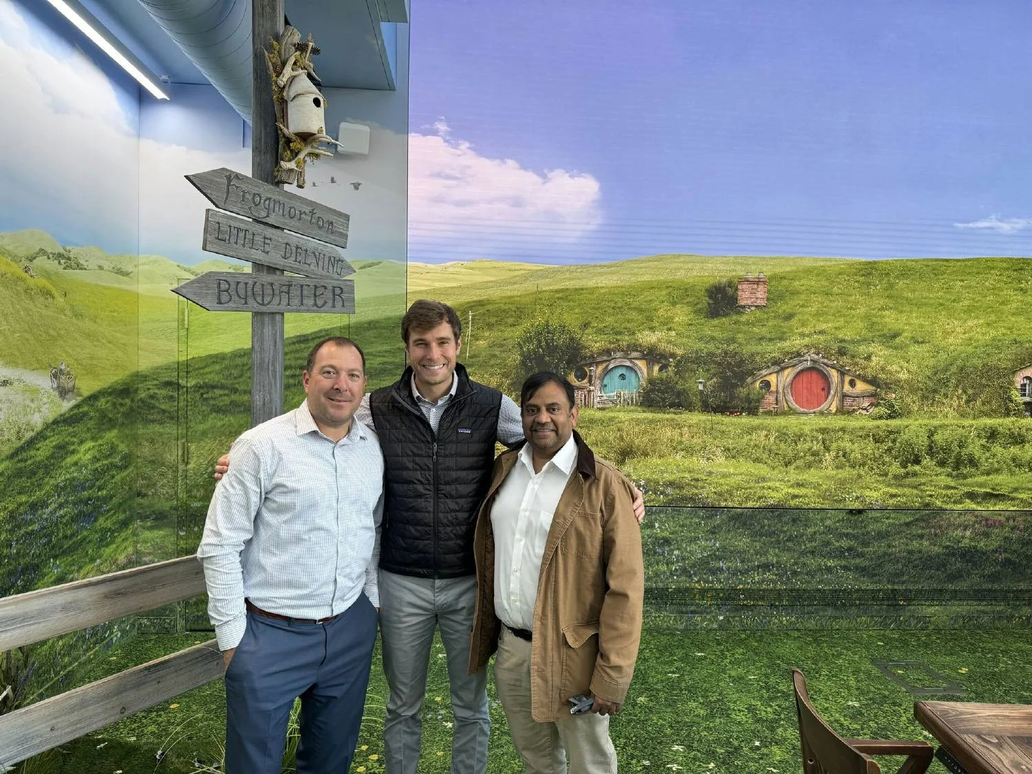 The team visiting Epic's campus. 