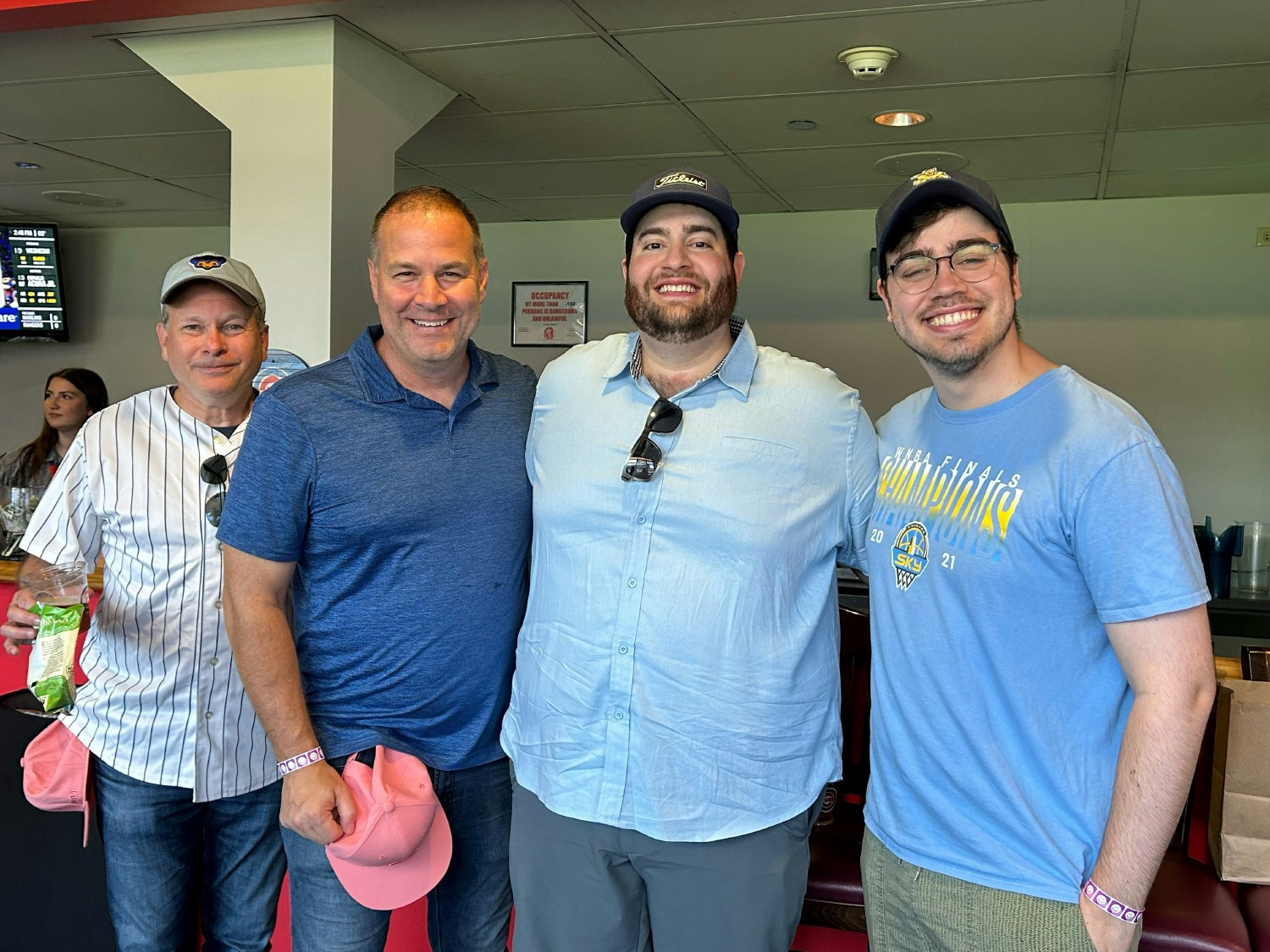 APCIA staff attending a Chicago Cubs baseball game.