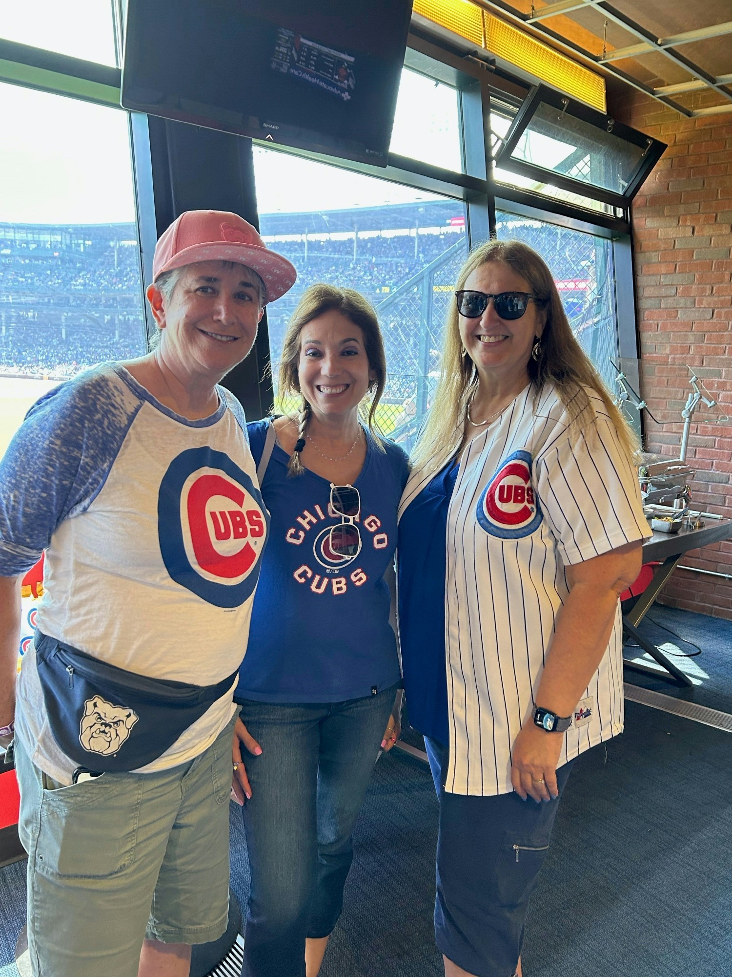 Our Chicago team members enjoying a Cubs game at Wrigley Field.