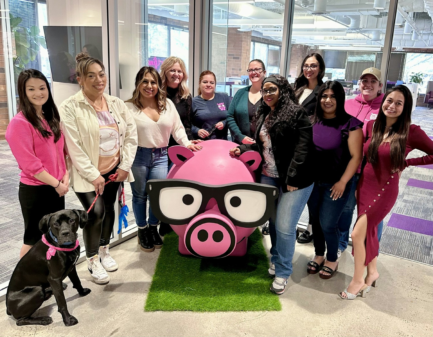 The SF women of the California office celebrating International Women's Day