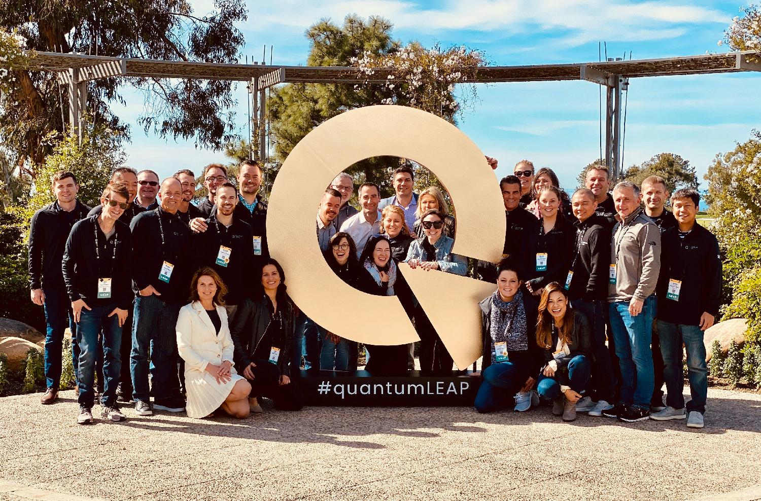 The Quantum Metric team celebrates at their yearly Quantum LEAP user conference in February 2020