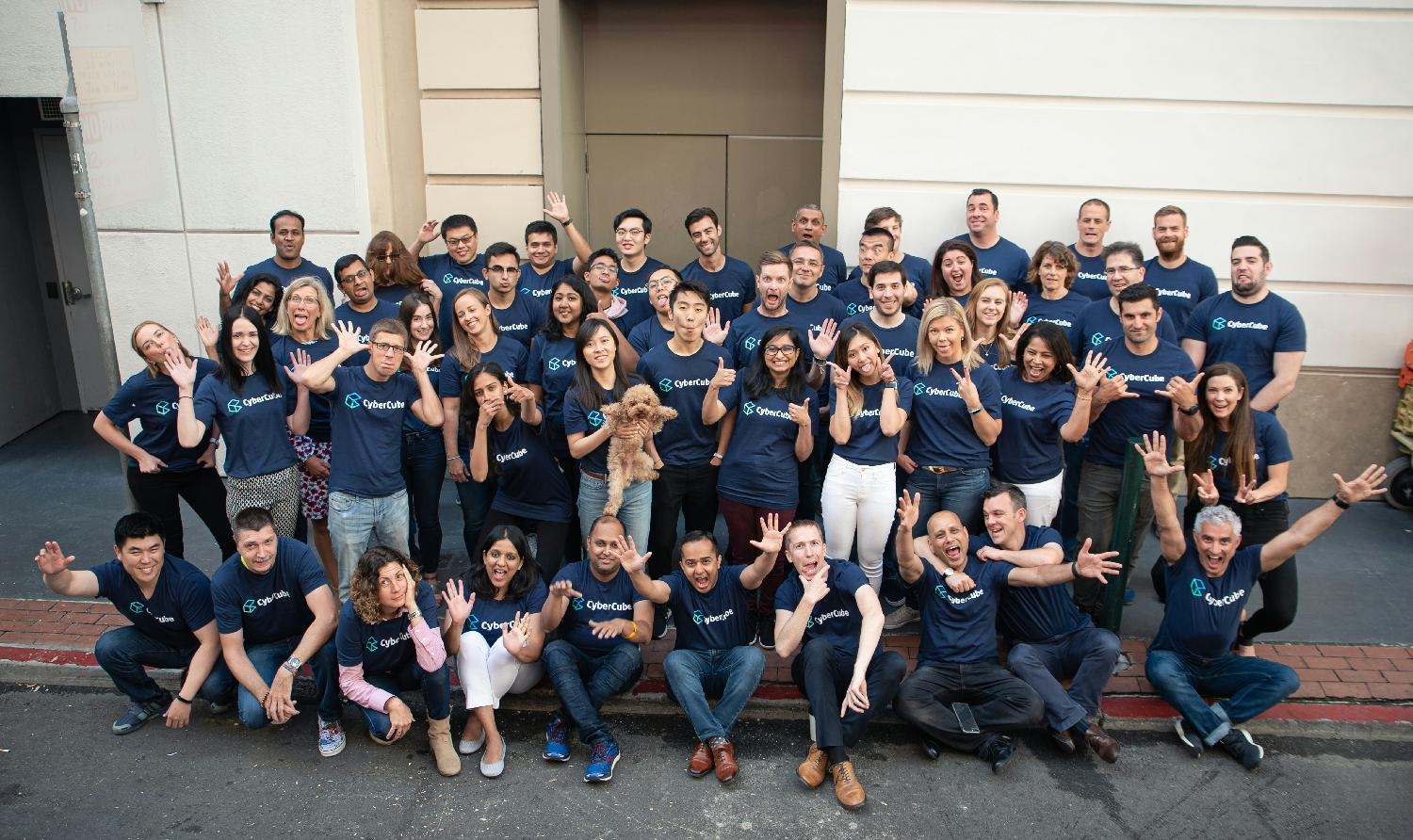 CyberCube team outside of HQ in San Francisco.