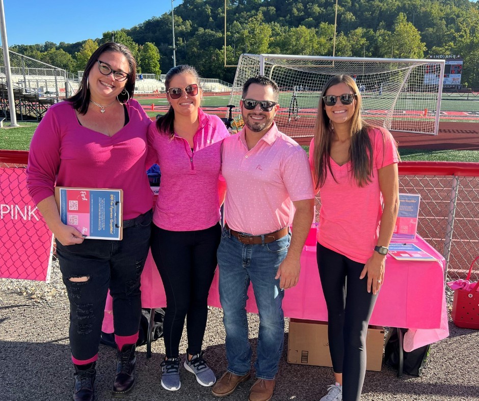 MVB team members work for nearly two months raising thousands of dollars for breast cancer research.