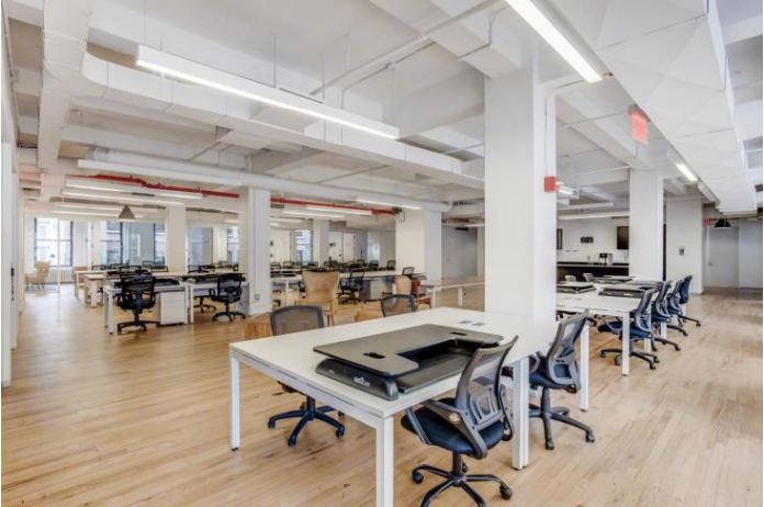 This is a photo of our brand new office space in the Flatiron District of NYC. 