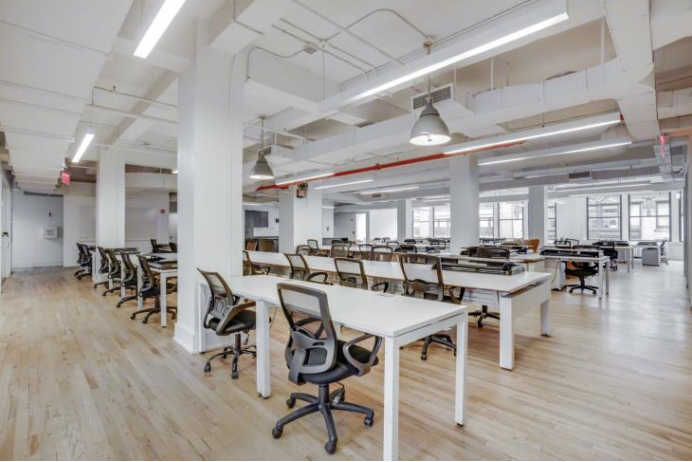 This is a photo of our brand new office space in the Flatiron District of NYC. 