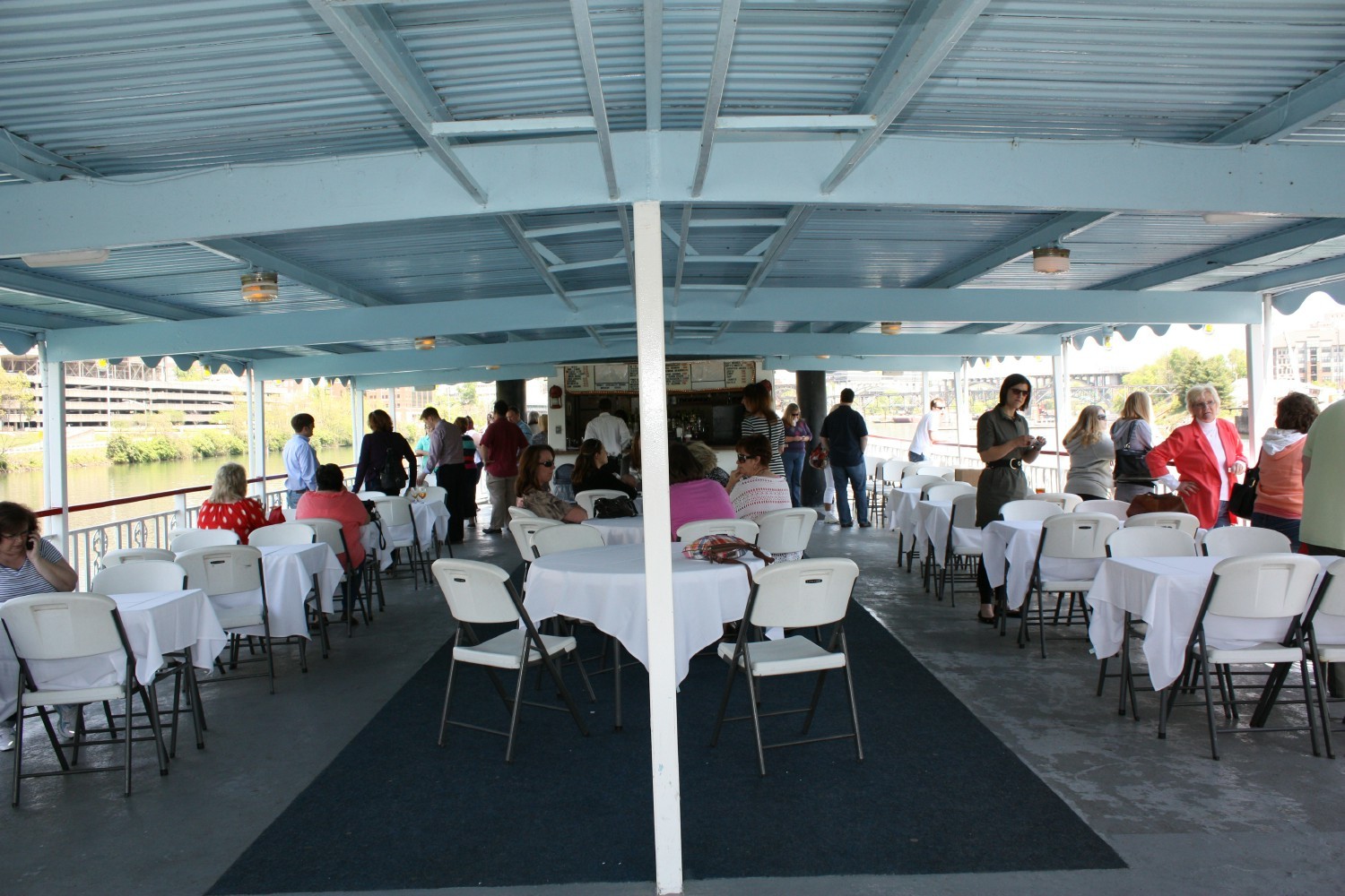Each year we plan offsite events during work hours to build staff comradery.  This was a spring riverboat luncheon!