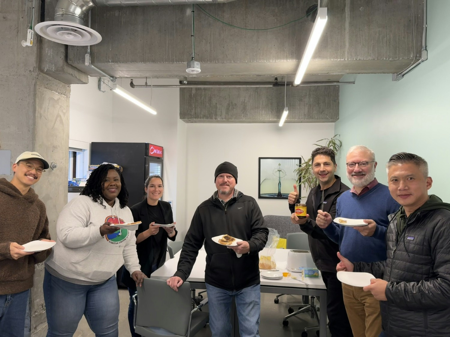 SAN FRANCISCO TEAM TRYING VEGEMITE