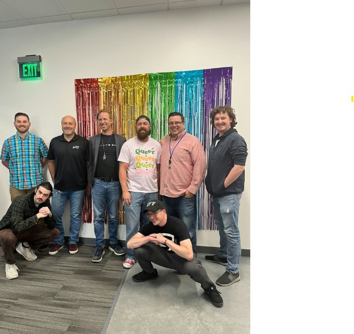 Utah Pack Members celebrating Pride Month with a Game Night 