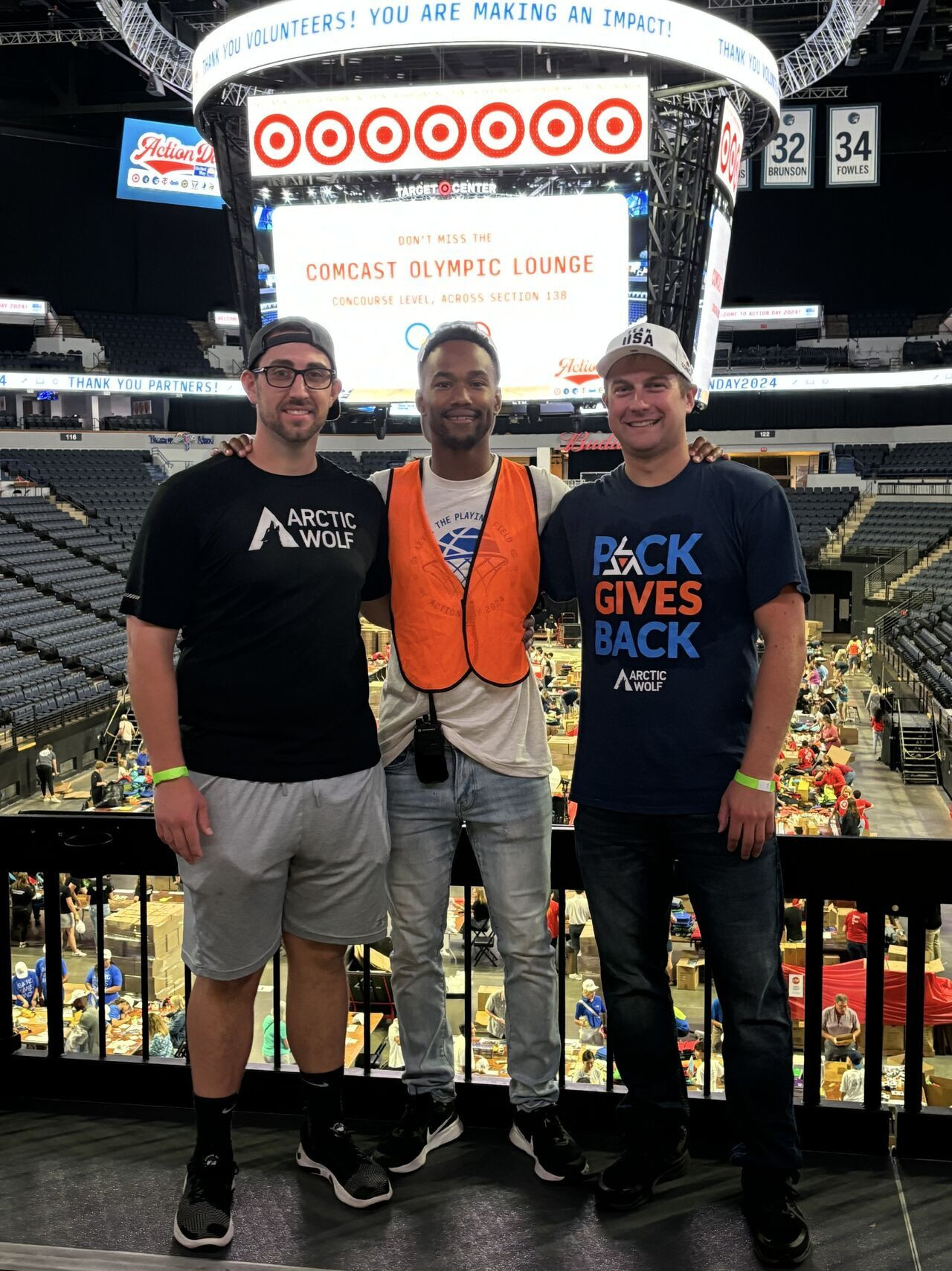 Wolves at Target Center for Wolves game!