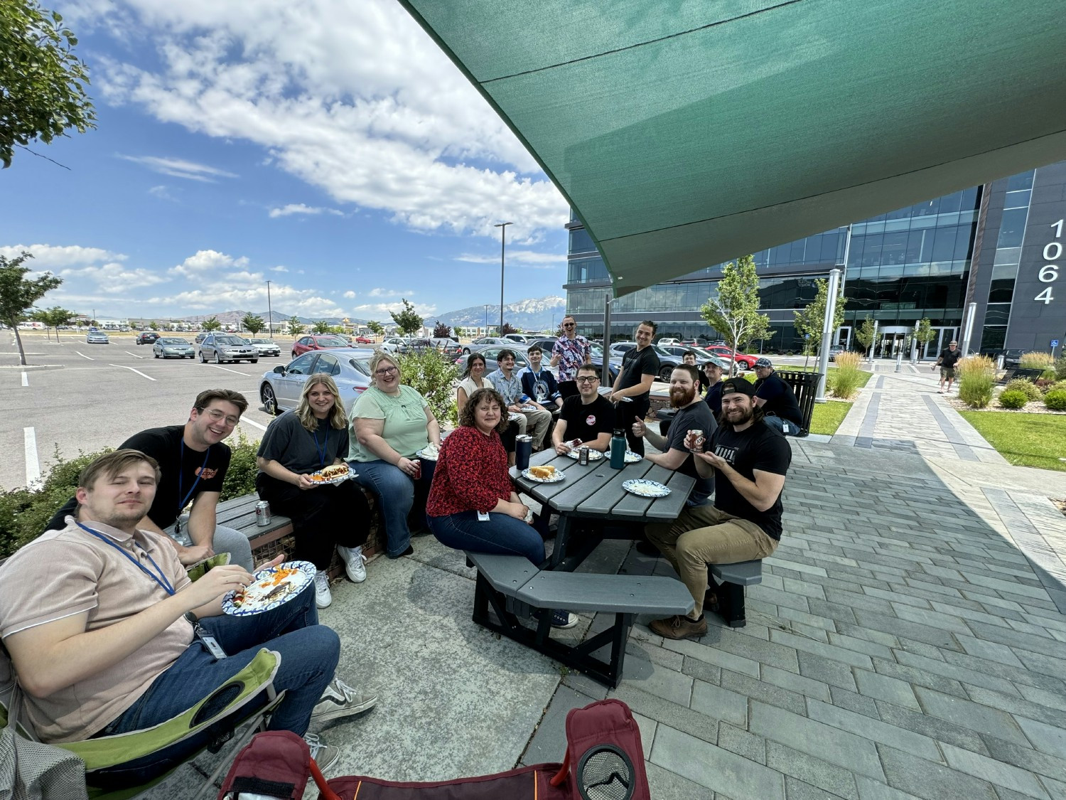 BBQ Pot luck at our Utah Office.