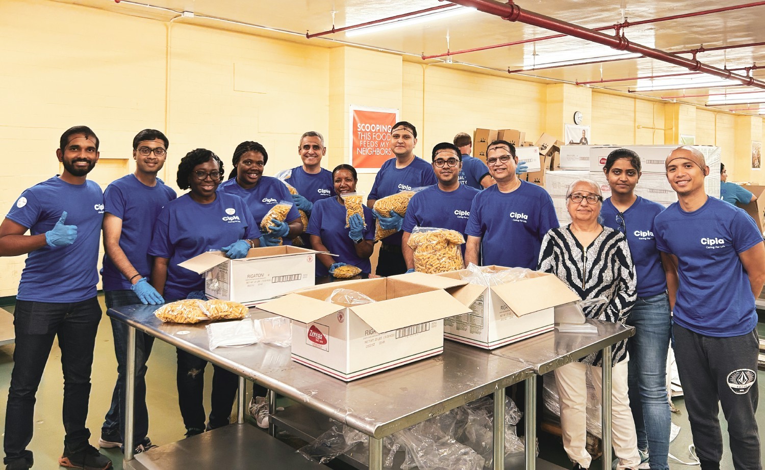 Cipla US food donation drive in partnership with Community Food bank of New Jersey