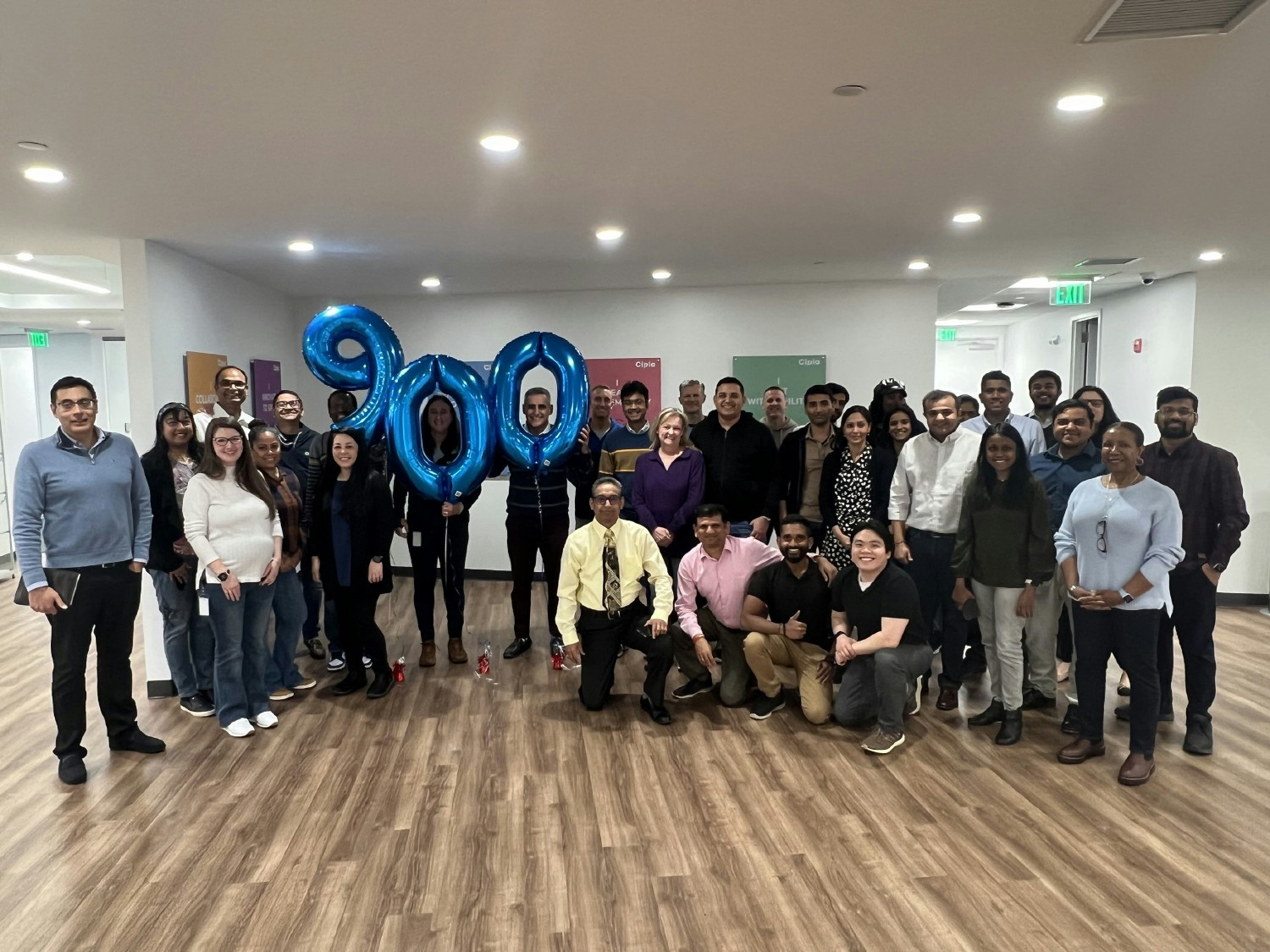 Celebrating business growth as one US team!