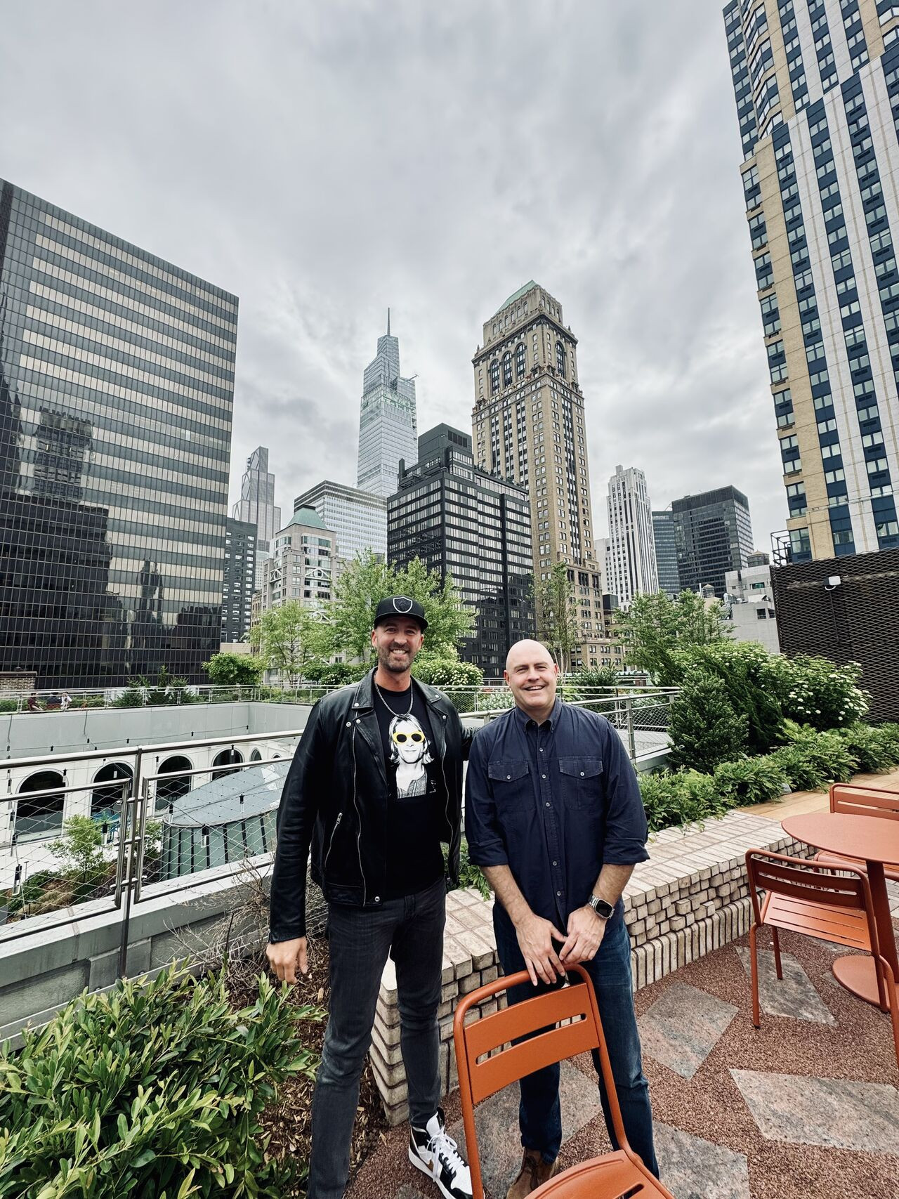 The CEO and COO traveling to clients in NYC.