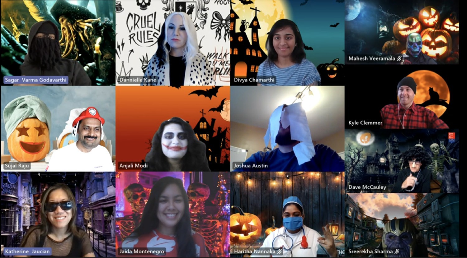 Monthly virtual fun events - Halloween edition!