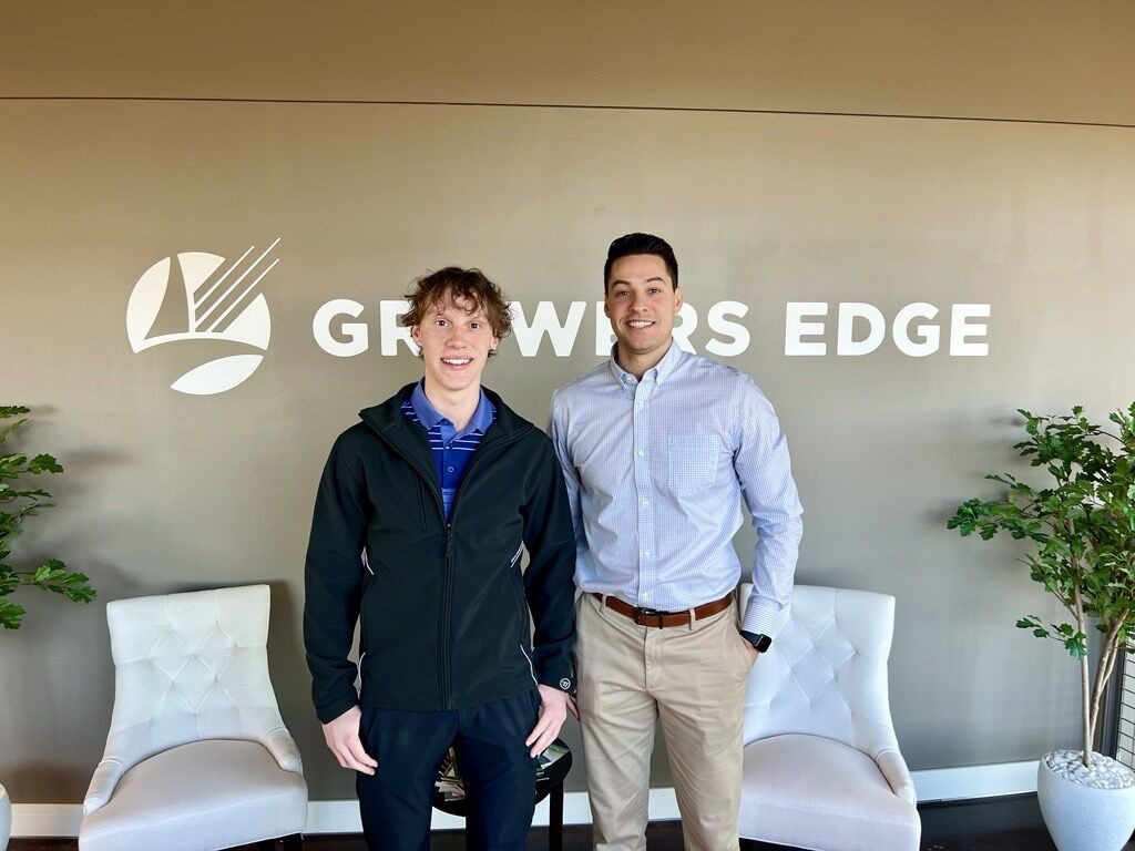 Growers Edge Account Manager hosting a local high school student for a job shadow at our office headquarters!