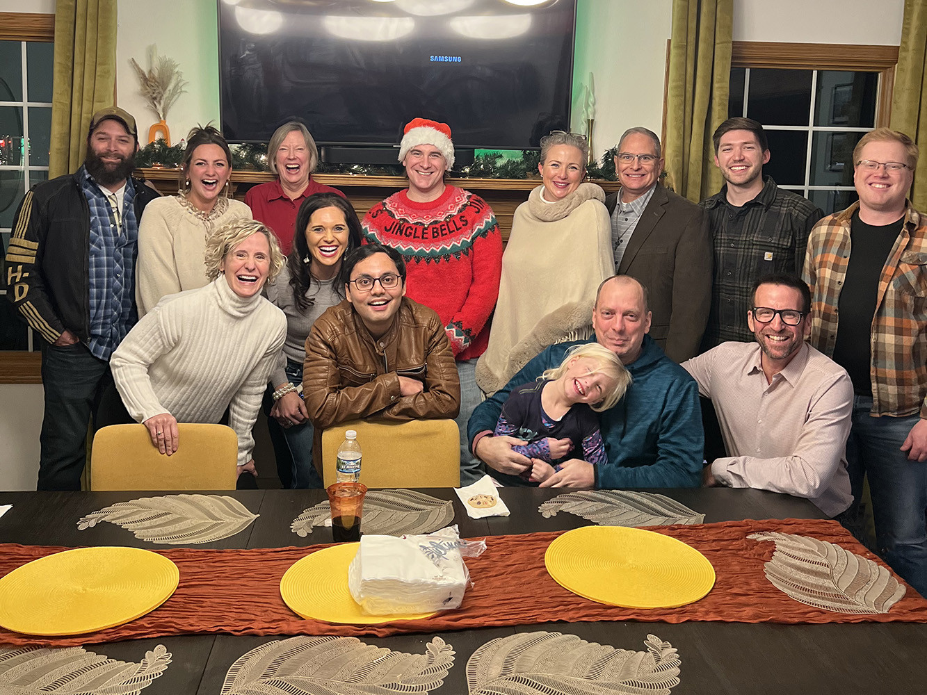 Growers Edge team members at our annual holiday celebration and meal hosted at one of our team member’s homes!