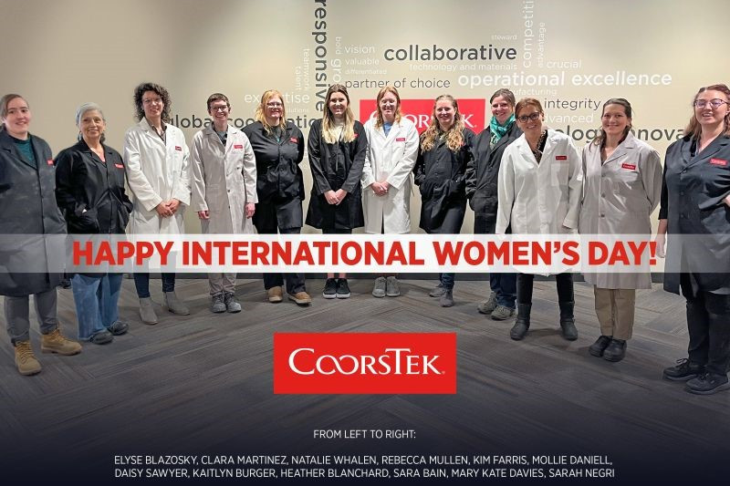 We celebrated International Women's Day with the incredible women driving innovation in Technology at CoorsTek.