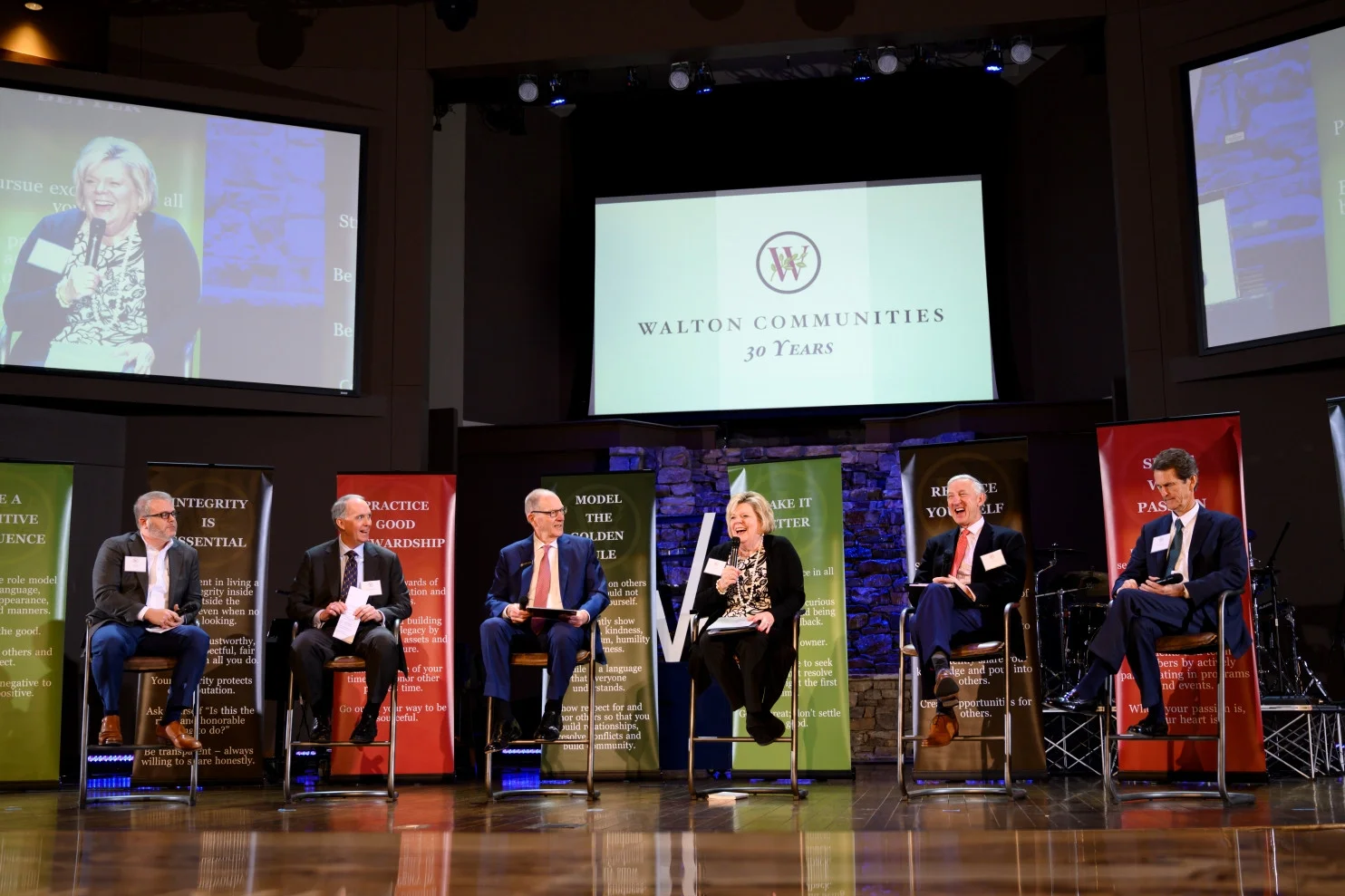 Walton Communities owner panel at the annual Spirit of Walton awards celebration.