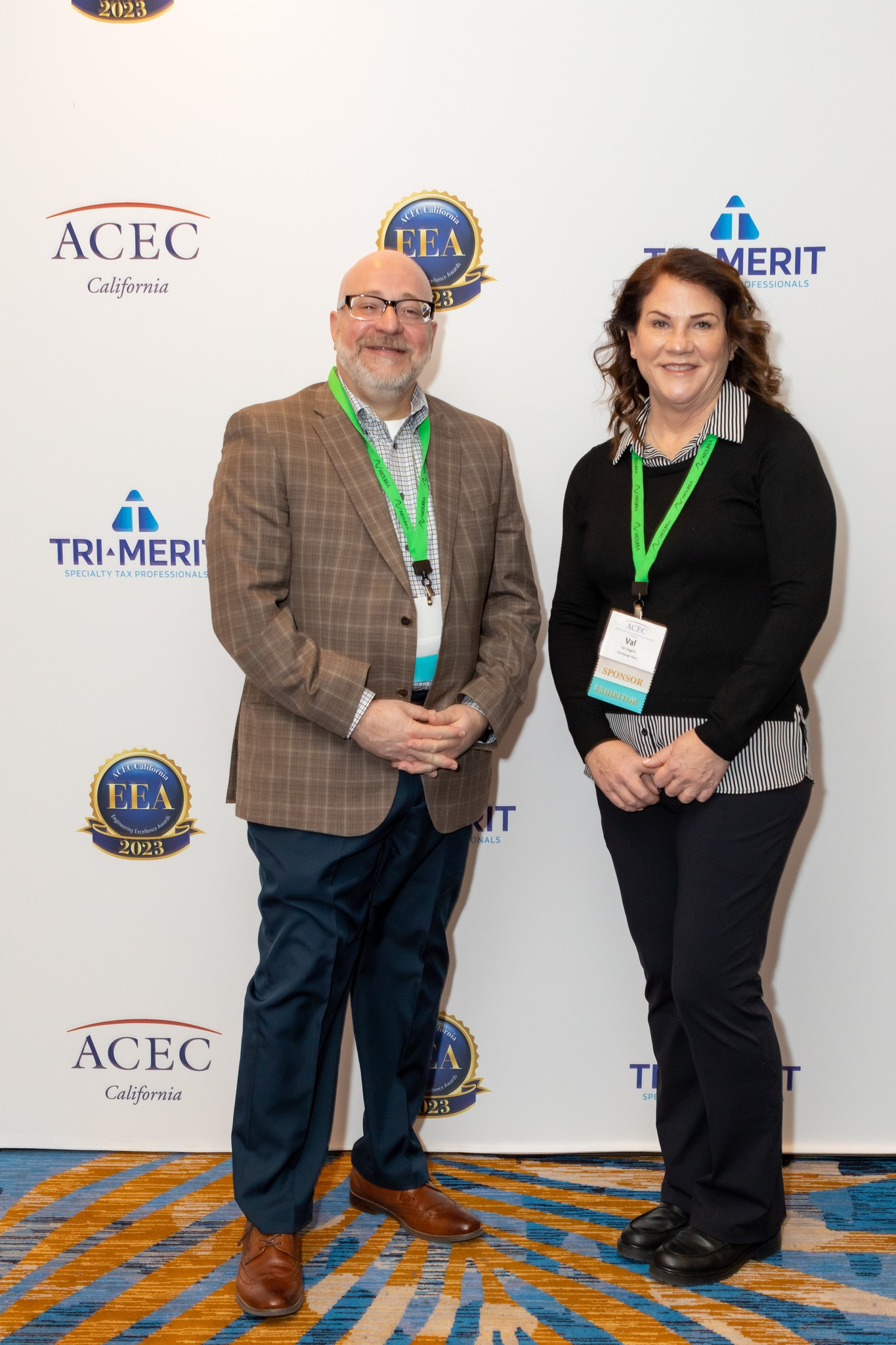 Tony Machi and Val Higgins - ACEC Conference