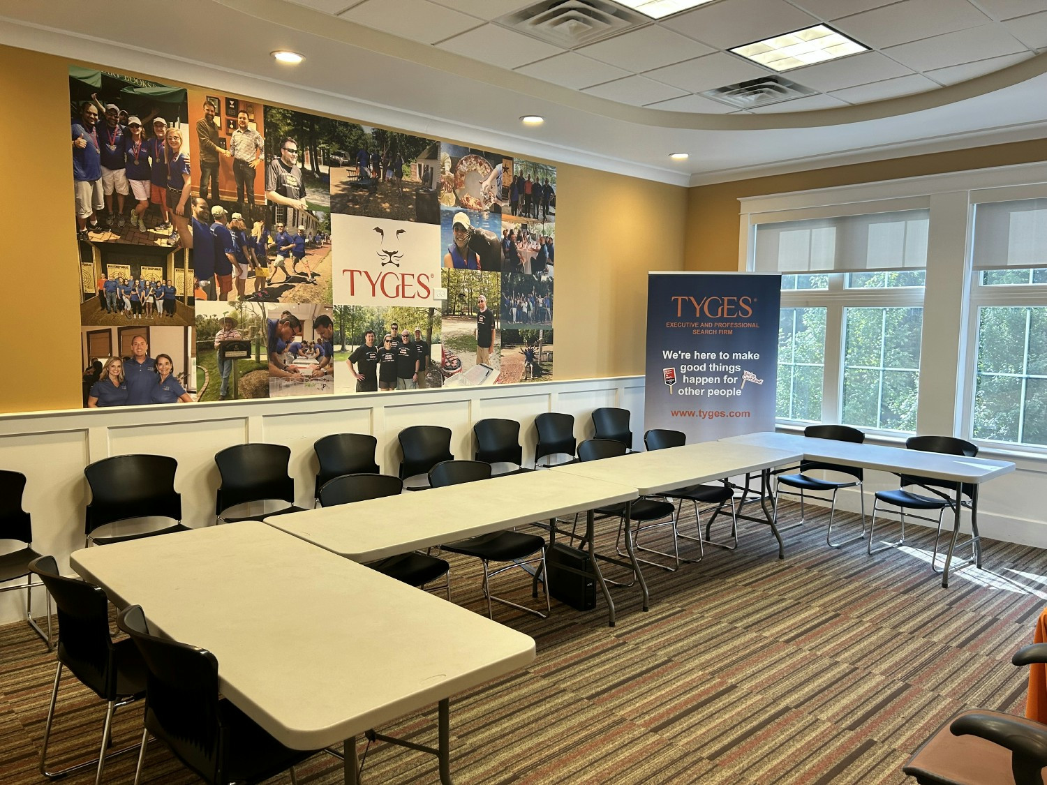 Main Conference Room at HQ in Williamsburg, VA.
