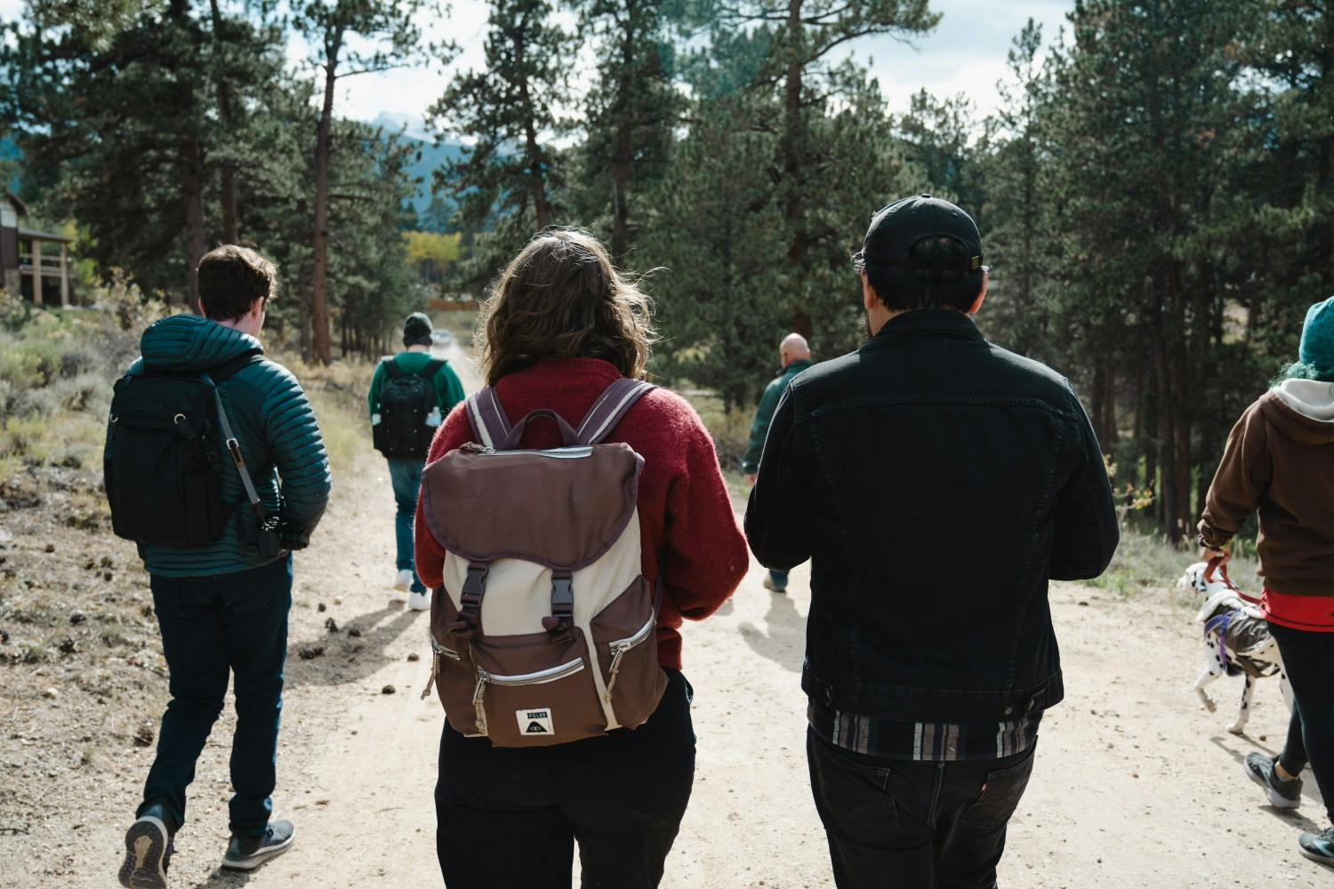 Taking a break at our company retreat in the beautiful mountains of Estes Park, Colorado.